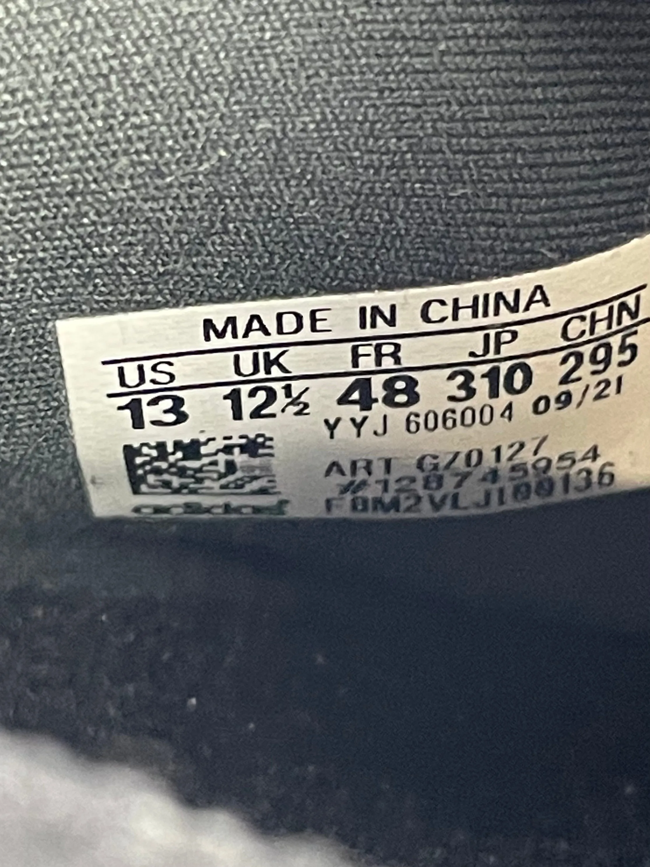 Adidas Ultraboost 22 Black Sneakers - EU46