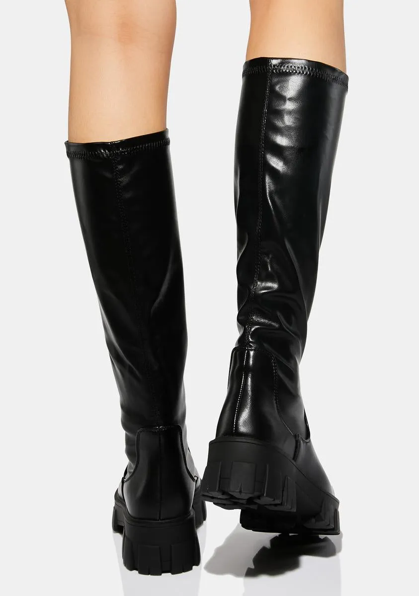 Feel So Free Calf High Boots