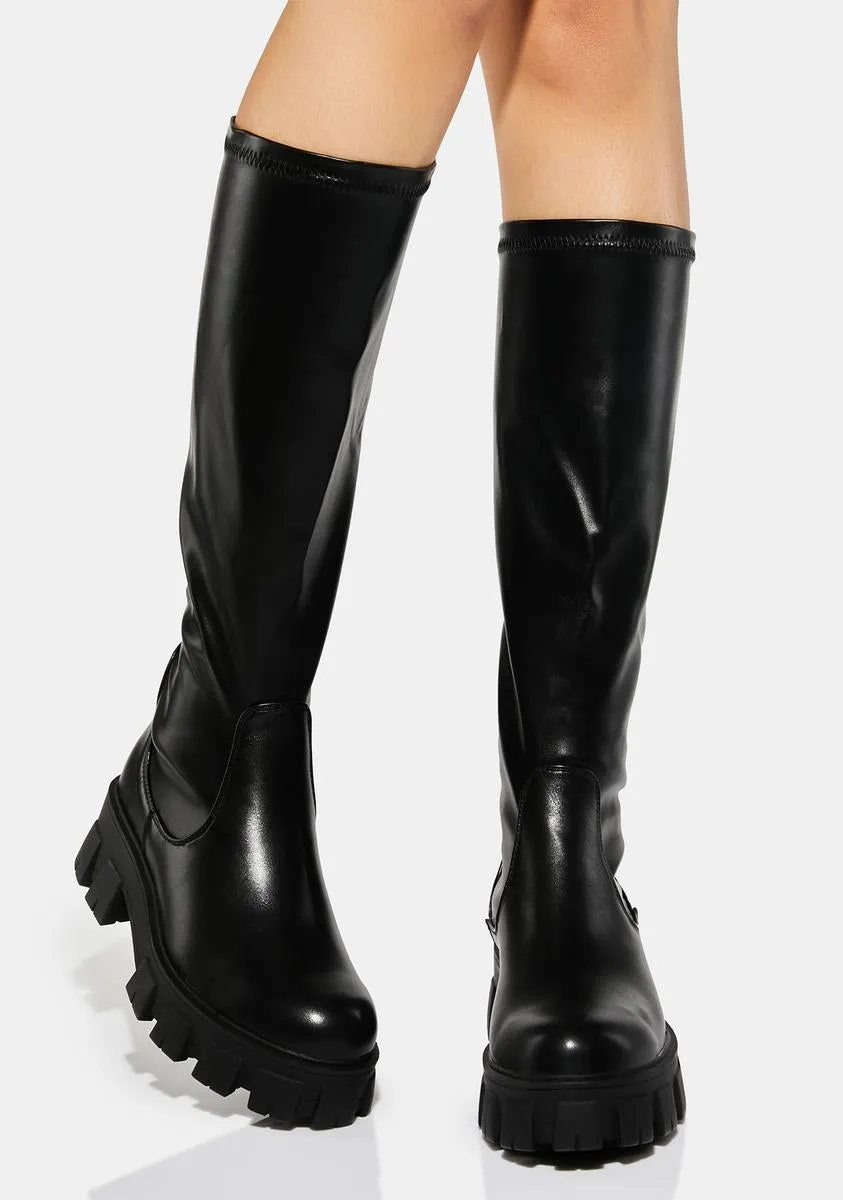 Feel So Free Calf High Boots