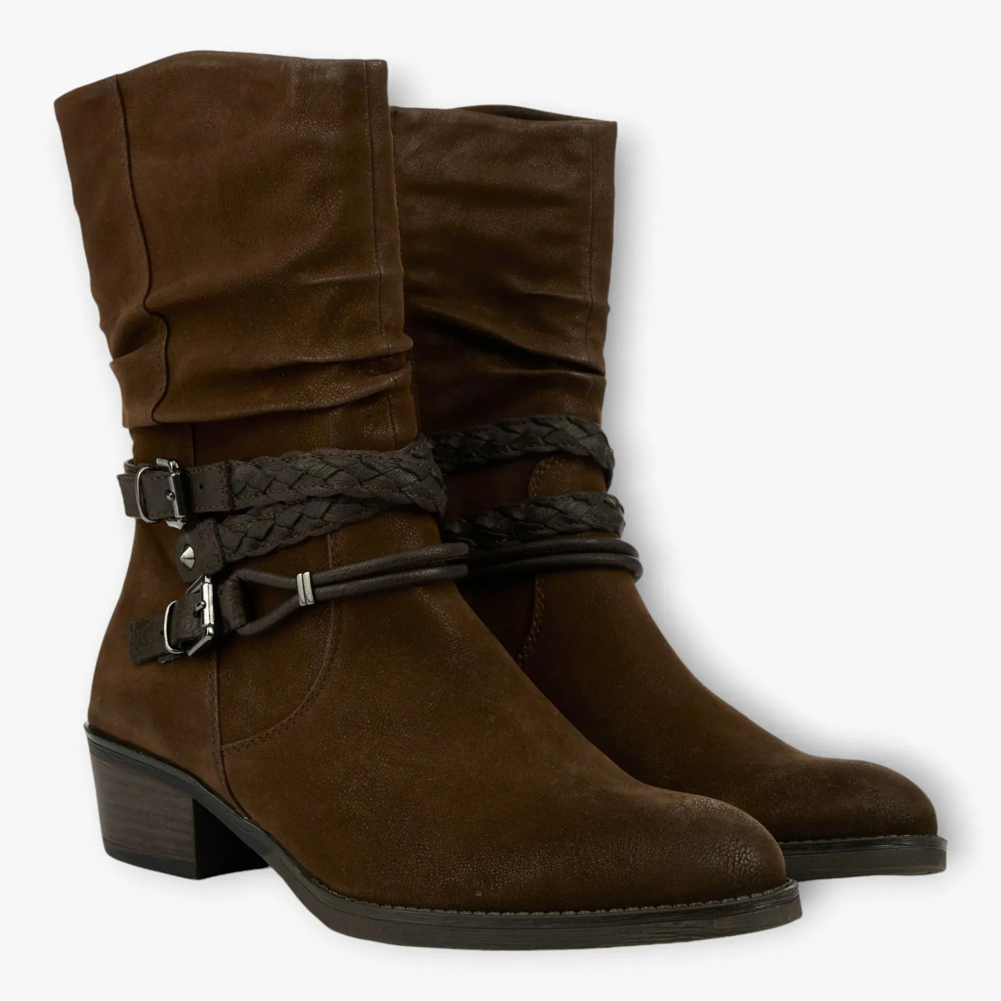 Marco Tozzi Ankle Boot: Deep Brown Appeal