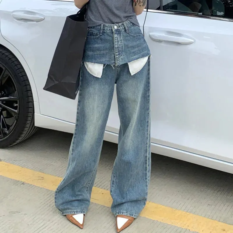 Never Fake Exposed Pockets Wide Leg Pants