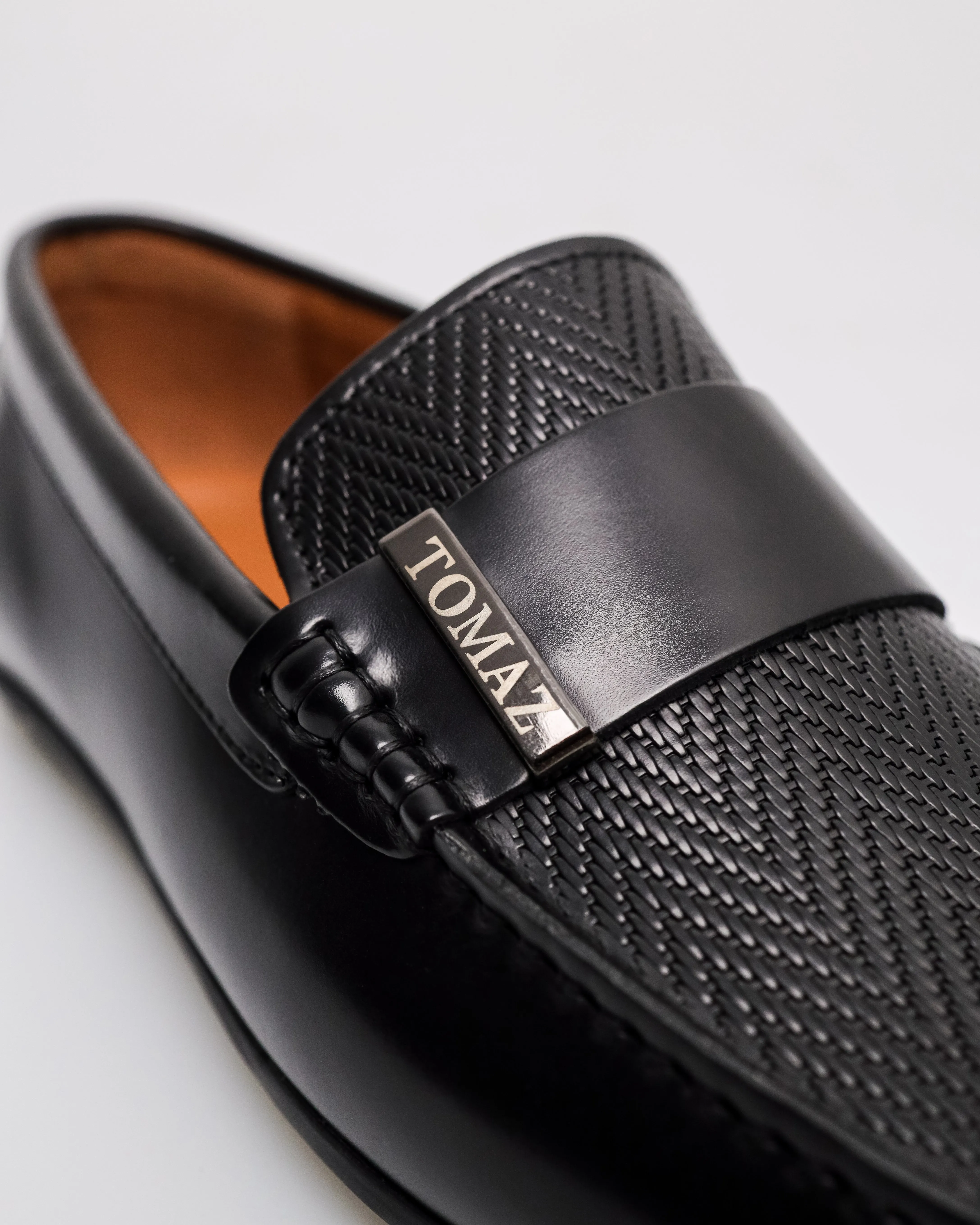 Tomaz C671 Men's Classic Textured Moccasins