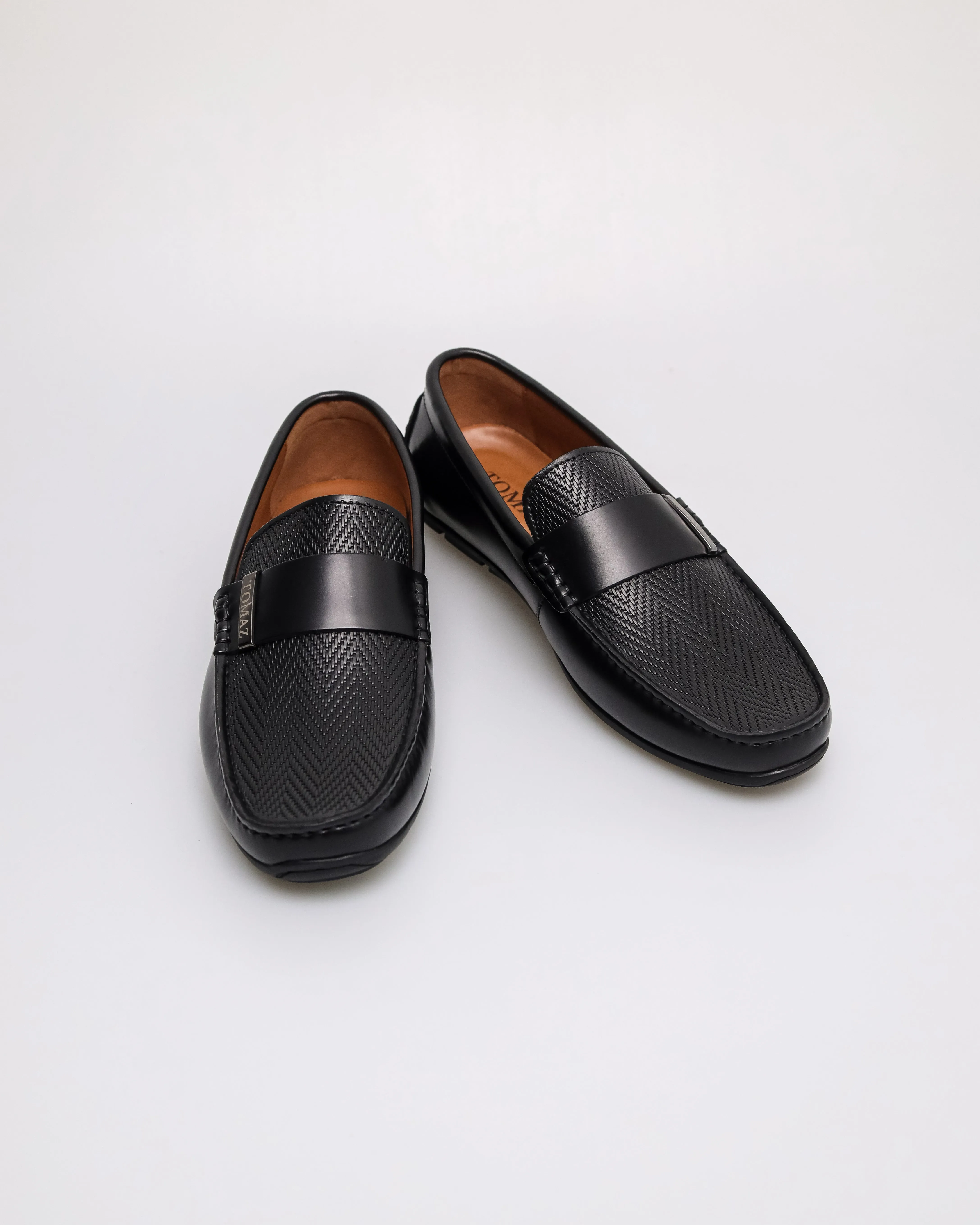 Tomaz C671 Men's Classic Textured Moccasins