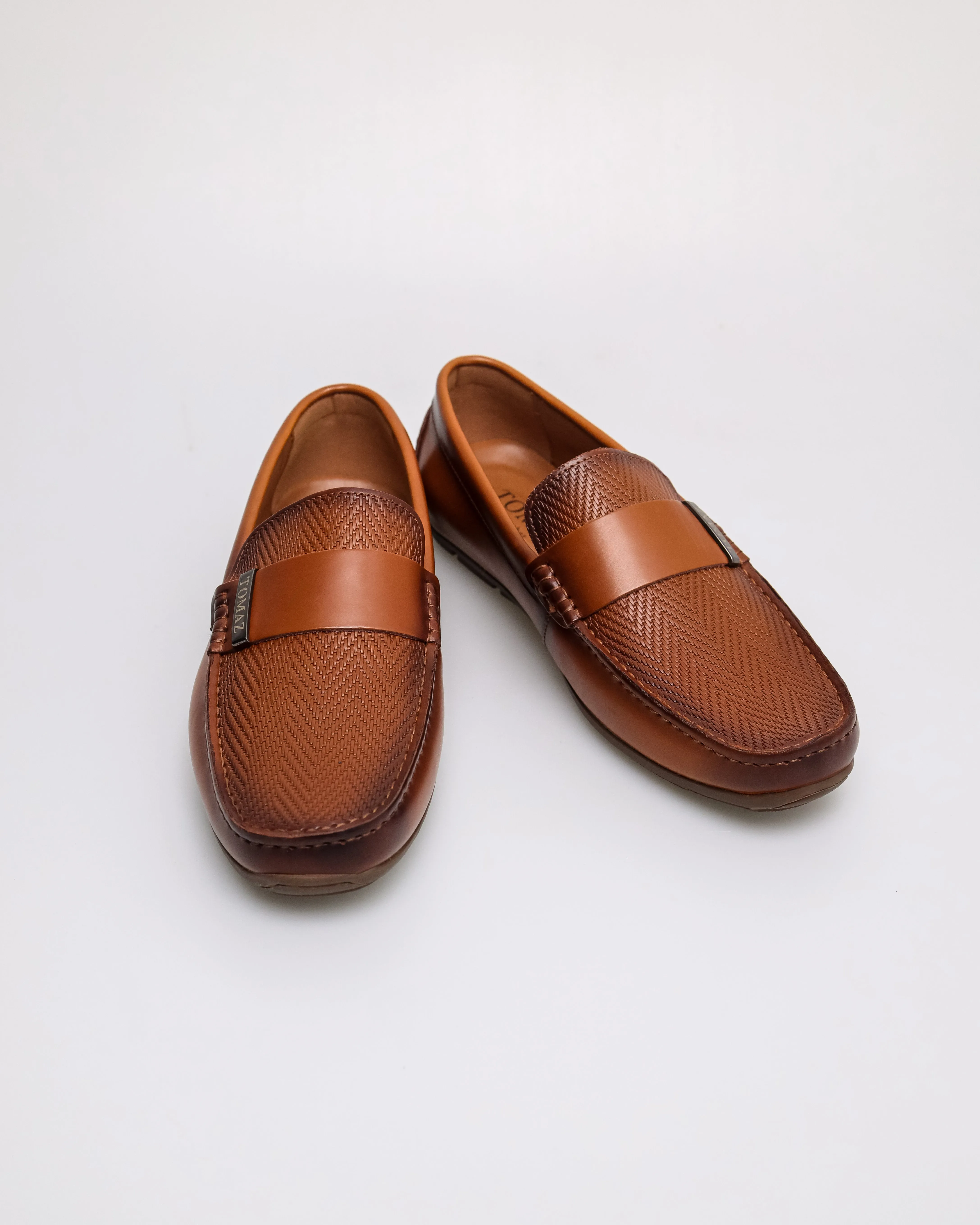 Tomaz C671 Men's Classic Textured Moccasins